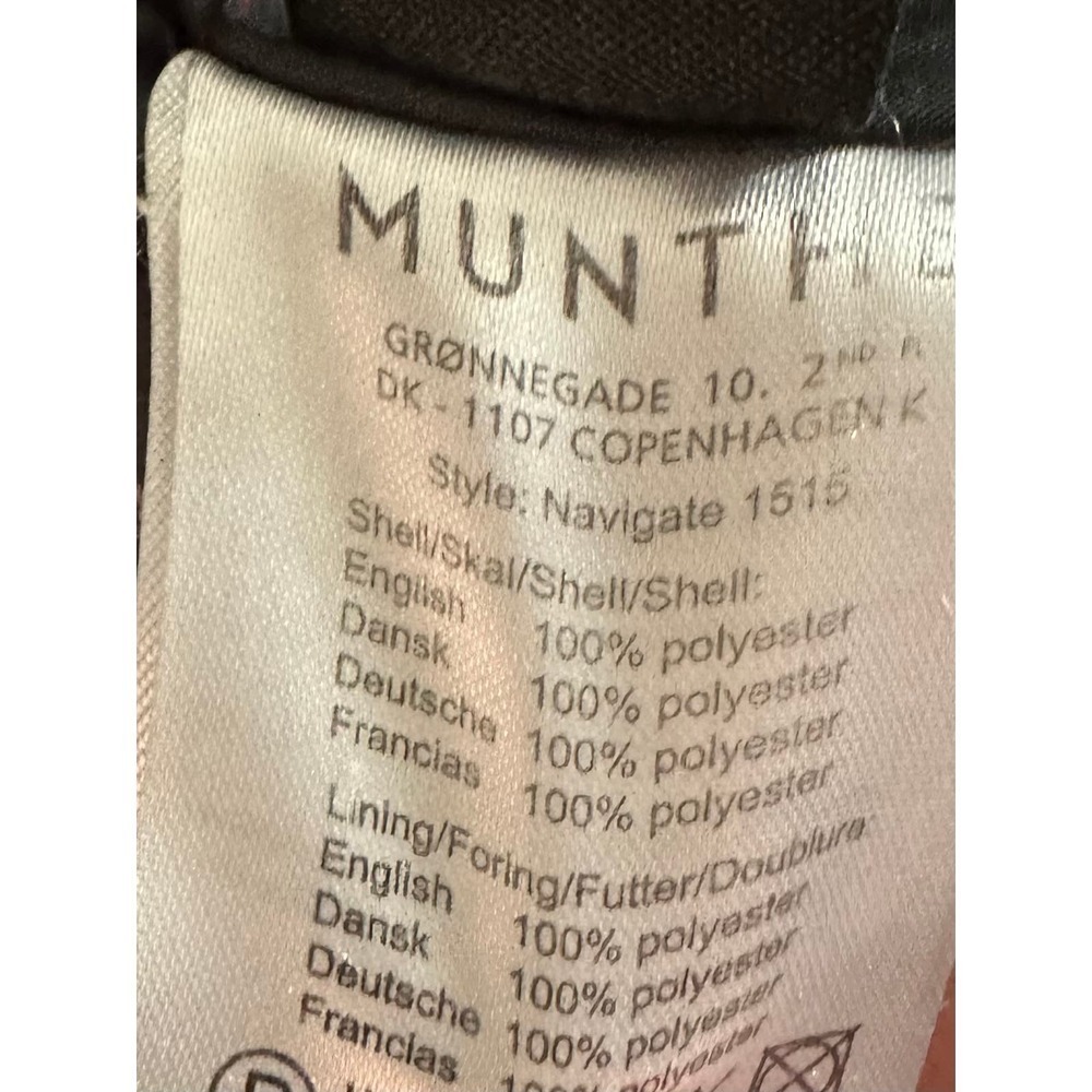 MUNTHE Navigate Camo Puffy Puffer Jacket Coat Hooded -Sz 8/Medium (French Sz 40) - Picture 5 of 7